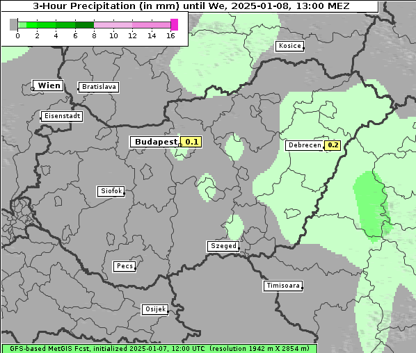 Niederschlag, 8. 1. 2025