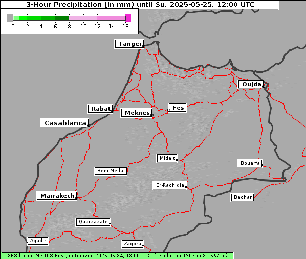 Niederschlag, 25. 5. 2025