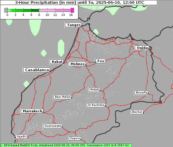 Niederschlag, 10. 6. 2025