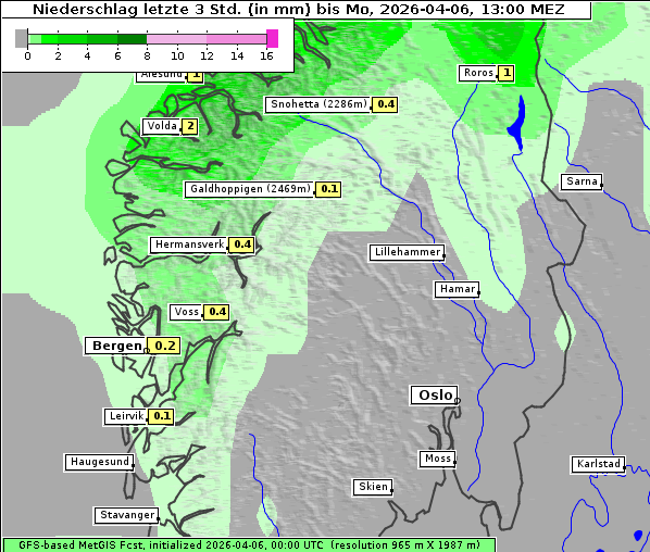 Niederschlag, 6. 4. 2026