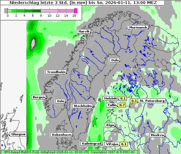 Niederschlag, 11. 1. 2026