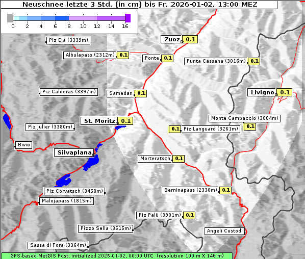 Neuschnee, 2. 1. 2026
