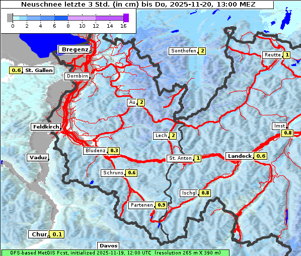 Neuschnee, 20. 11. 2025