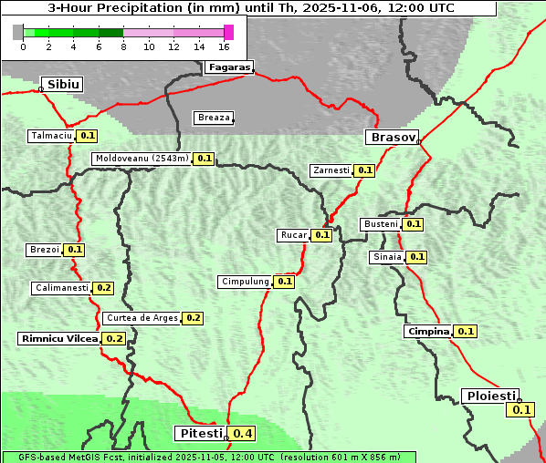 Niederschlag, 6. 11. 2025
