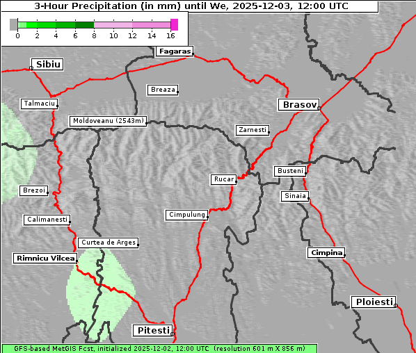 Niederschlag, 3. 12. 2025