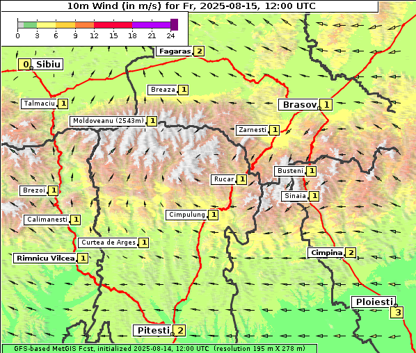 Wind, 15. 8. 2025