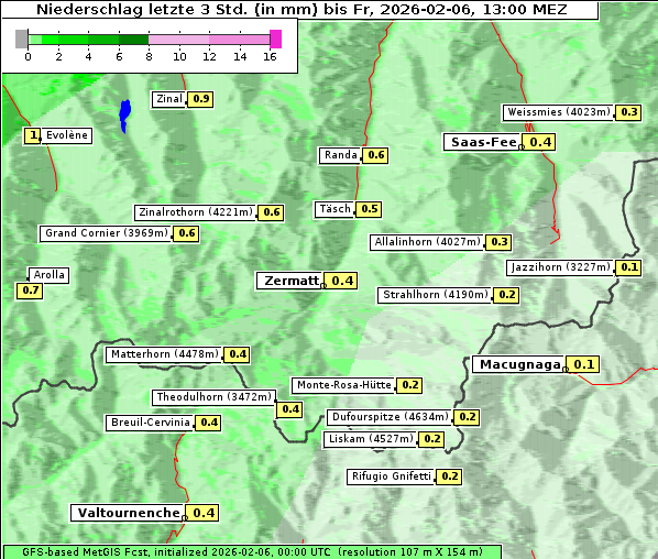 Niederschlag, 6. 2. 2026