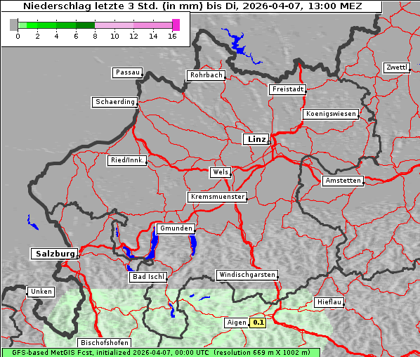 Niederschlag, 7. 4. 2026