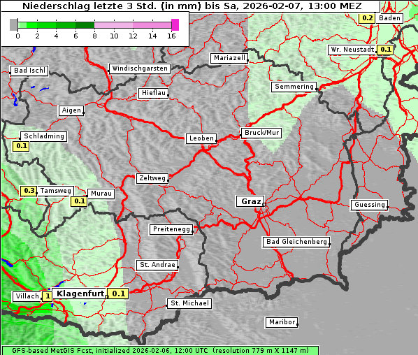Niederschlag, 7. 2. 2026
