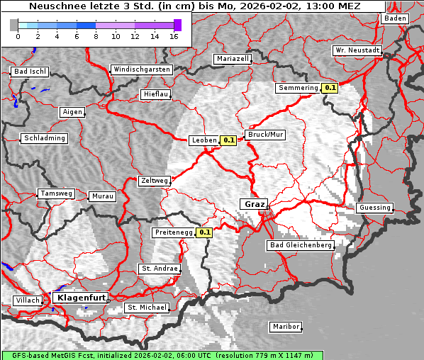 Neuschnee, 2. 2. 2026