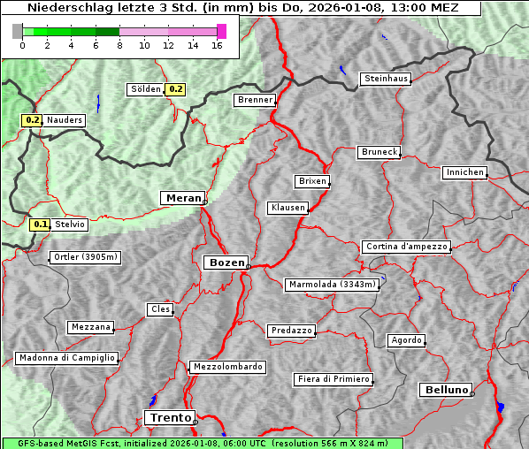 Niederschlag, 8. 1. 2026