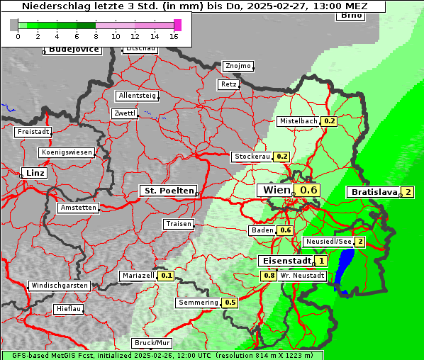 Niederschlag, 27. 2. 2025