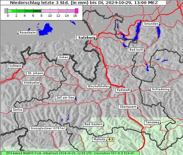 Niederschlag, 29. 10. 2024