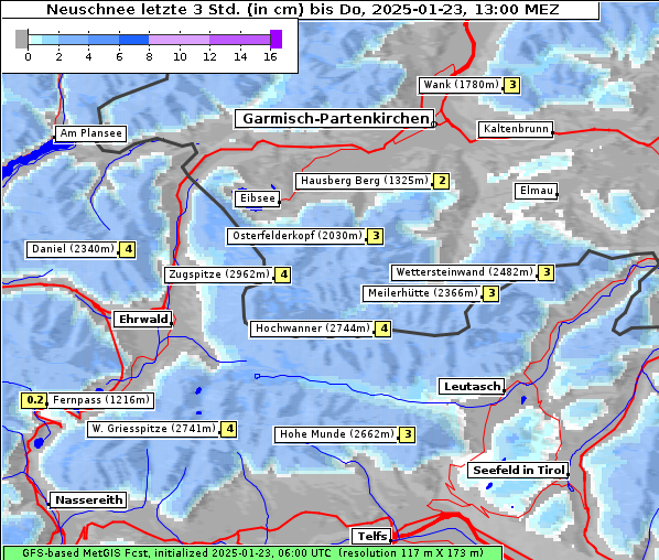 Neuschnee, 23. 1. 2025