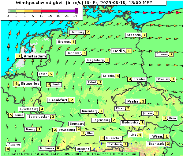 Wind, 19. 9. 2025