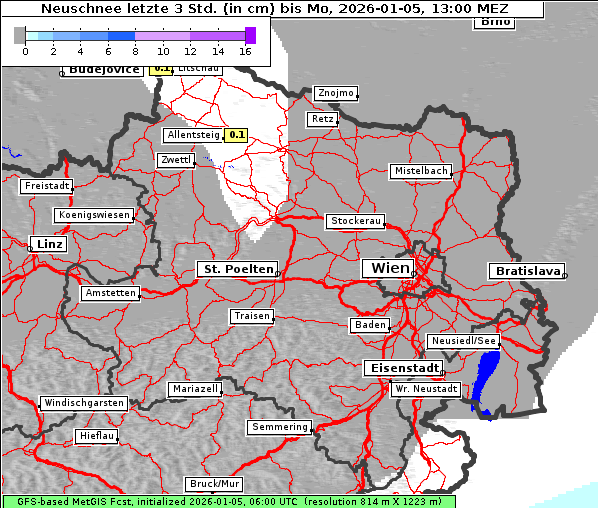 Neuschnee, 5. 1. 2026