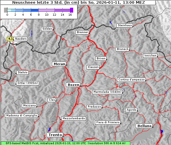 Neuschnee, 11. 1. 2026
