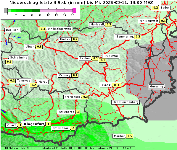 Niederschlag, 11. 2. 2026