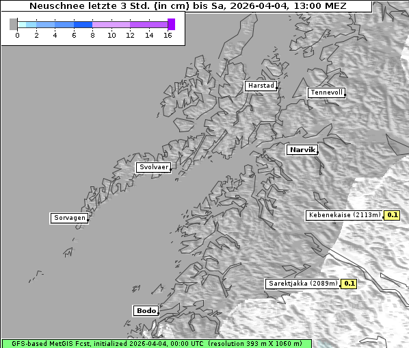 Neuschnee, 4. 4. 2026