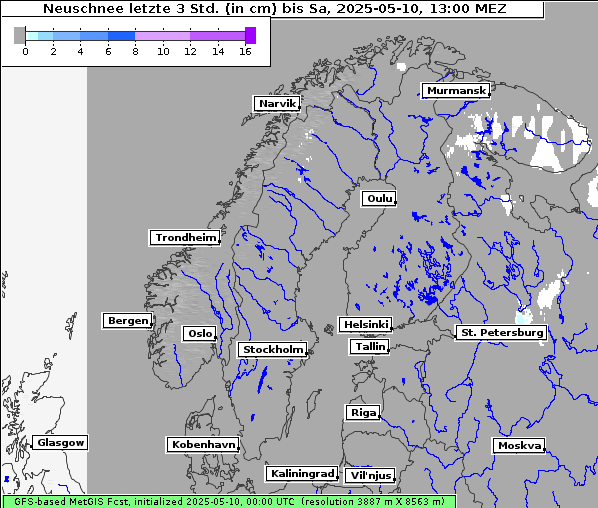 Neuschnee, 10. 5. 2025
