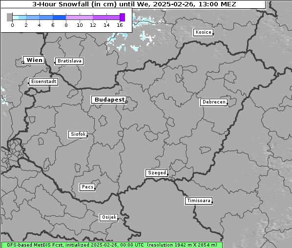 Neuschnee, 26. 2. 2025