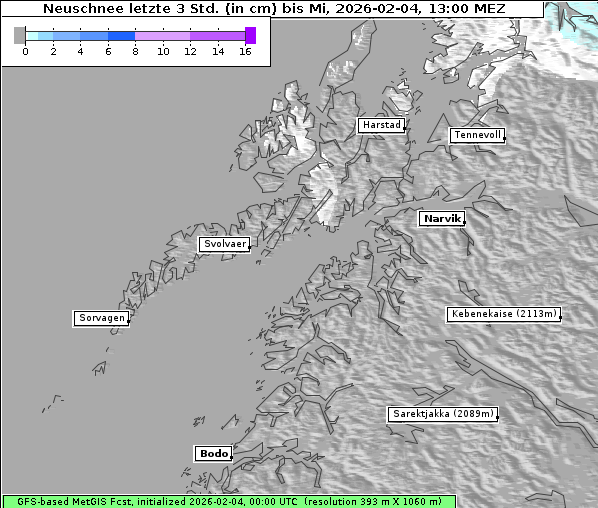 Neuschnee, 4. 2. 2026