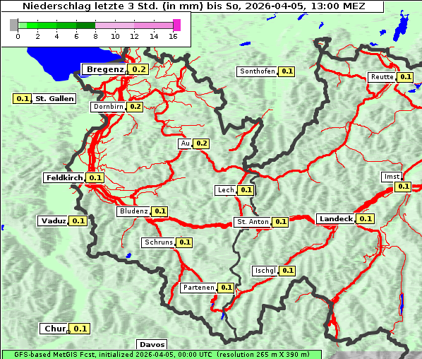 Niederschlag, 5. 4. 2026