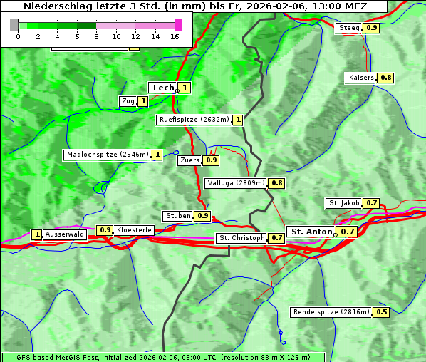 Niederschlag, 6. 2. 2026