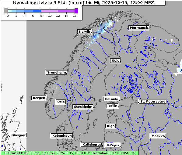 Neuschnee, 15. 10. 2025