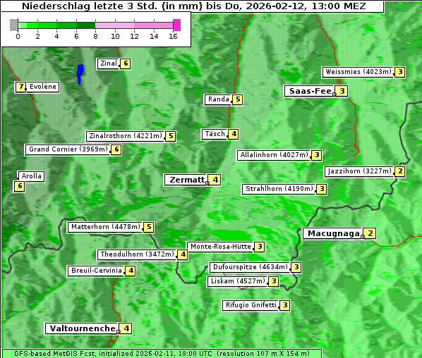 Niederschlag, 12. 2. 2026