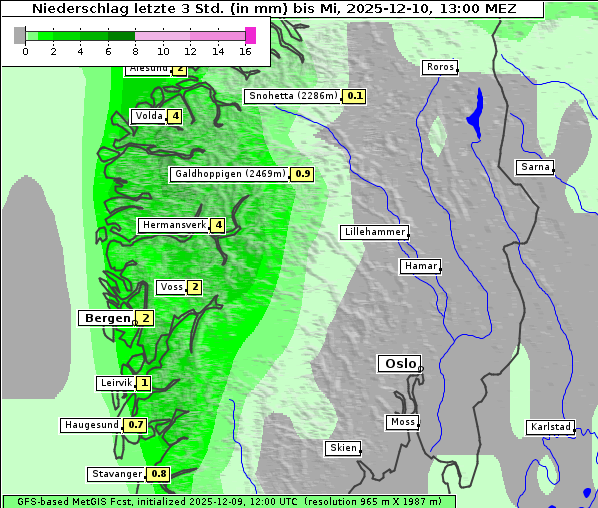 Niederschlag, 10. 12. 2025