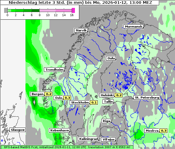 Niederschlag, 12. 1. 2026