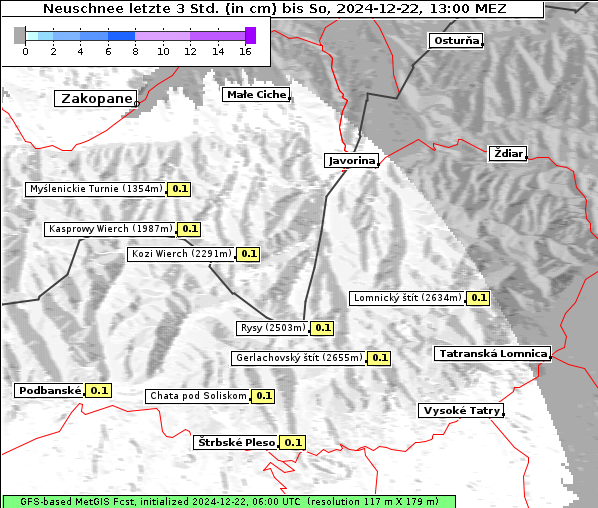 Neuschnee, 22. 12. 2024