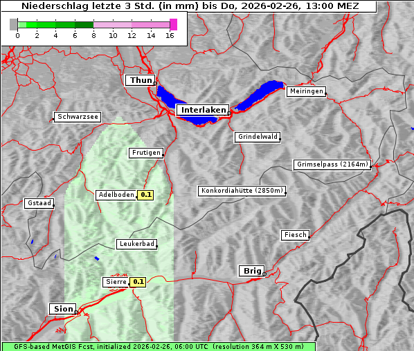 Niederschlag, 26. 2. 2026