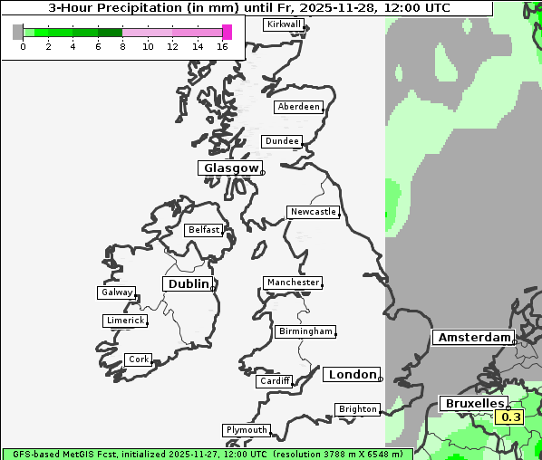Niederschlag, 28. 11. 2025