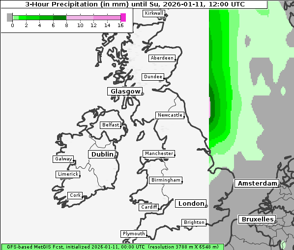Niederschlag, 11. 1. 2026