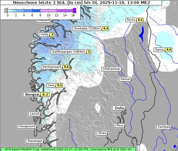 Neuschnee, 18. 11. 2025