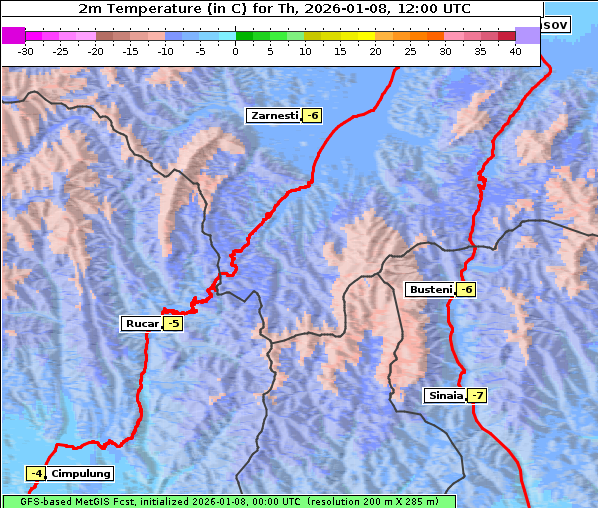 Temperatur, 8. 1. 2026