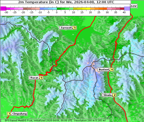Temperatur, 8. 4. 2026