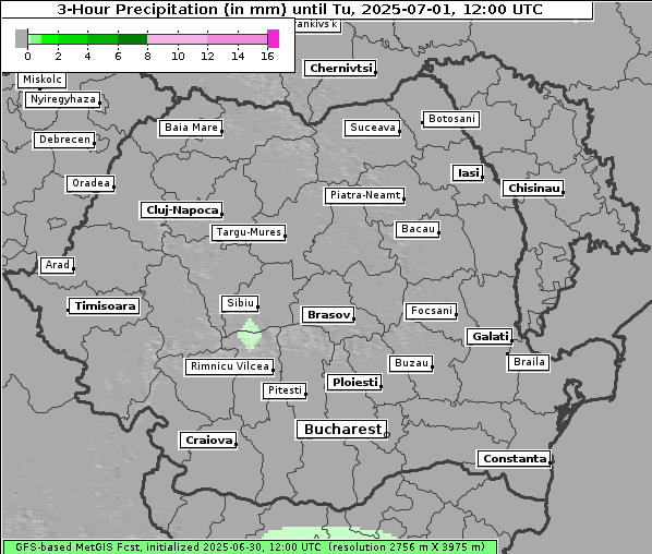 Niederschlag, 1. 7. 2025