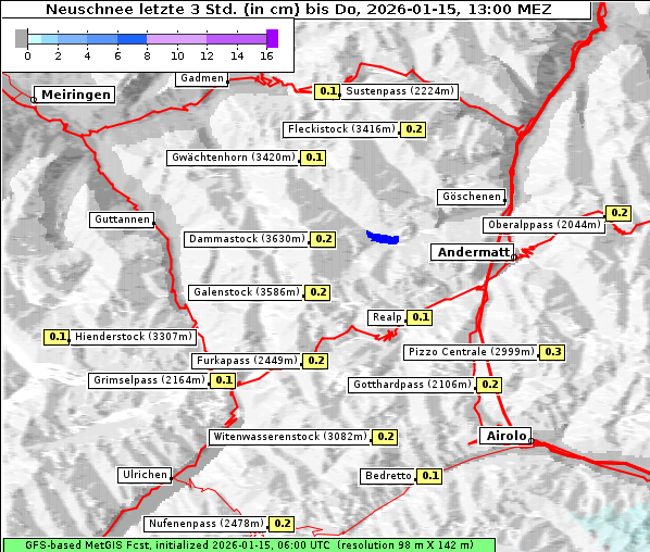 Neuschnee, 15. 1. 2026