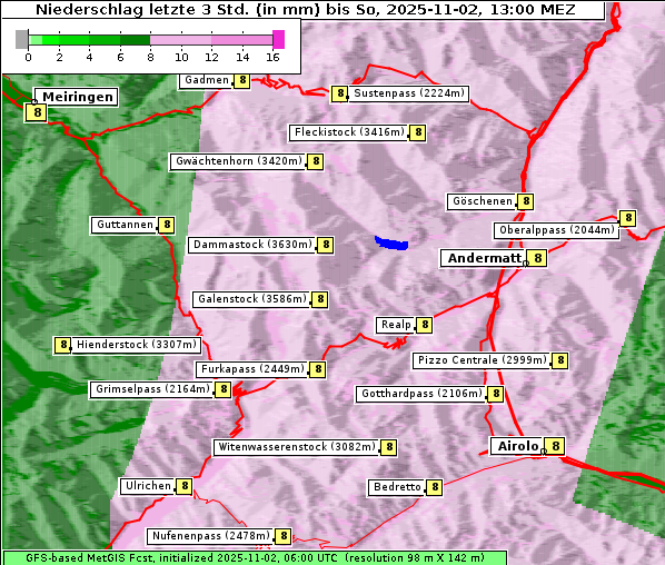 Niederschlag, 2. 11. 2025