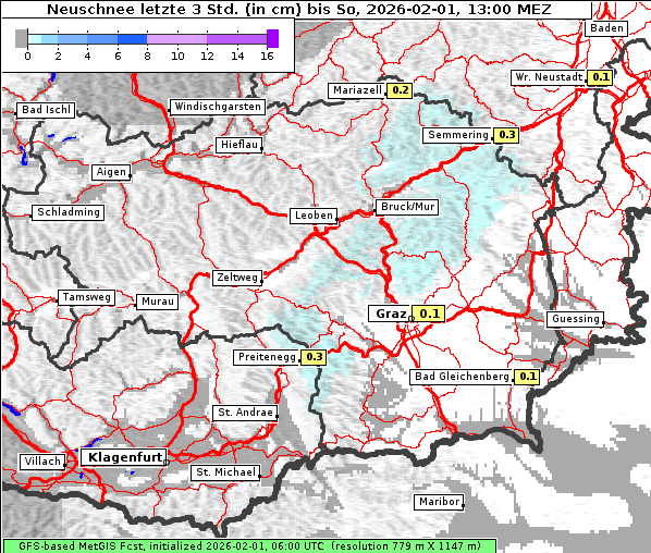 Neuschnee, 1. 2. 2026