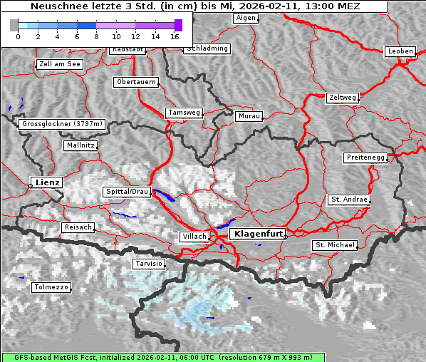 Neuschnee, 11. 2. 2026