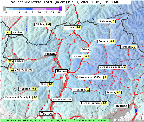 Neuschnee, 9. 1. 2026