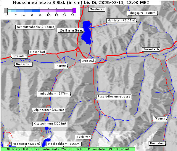 Neuschnee, 11. 3. 2025