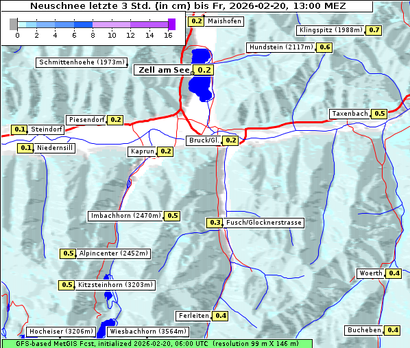 Neuschnee, 20. 2. 2026