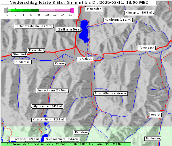Niederschlag, 11. 3. 2025