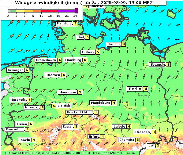 Wind, 9. 8. 2025