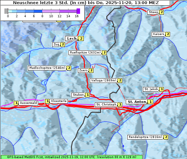 Neuschnee, 20. 11. 2025